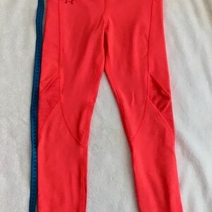 Under Armour Women Orange Leggings